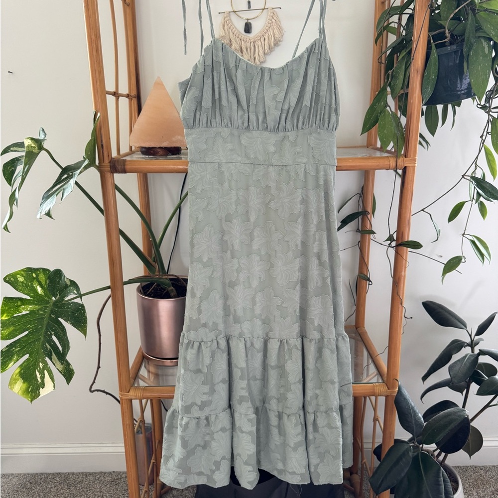 Green Floral Summer Dress – Breezy & Beautiful